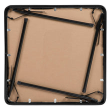 Load image into Gallery viewer, Flash Furniture Mindy Folding Kids Table with Vinyl Padded Top, Children's Square Activity Table for Daycare and Classrooms, Black