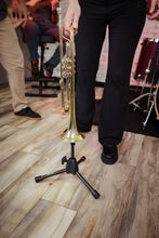 Load image into Gallery viewer, Gator Frameworks Tripod Style Stand for Standard-Sized Trumpets; (GFW-BNO-TRUMPET)