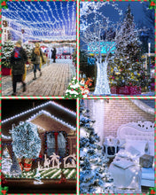 Load image into Gallery viewer, 355FT 900 LED Christmas Lights, Extra Long Outdoor String Lights Waterproof, Timer & Memory, 8 Modes Dimmable Plug in Fairy Lights for Outside Tree Wedding Patry Holiday Decorations, Cool White