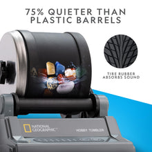 Load image into Gallery viewer, National Geographic Rock Tumbler Kit – Hobby Edition Includes Rough Gemstones, and 4 Polishing Grits, Great STEM Science Kit for Geology Enthusiasts, Rock Polisher for Kids and Adults