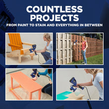 Load image into Gallery viewer, HomeRight C800971.A Super Finish Max, Includes 3 Brass Spray Tips, 3 Spray Patterns, Easy to Clean HVLP Paint Sprayer, Great for Furniture, Cabinets, Trim & More, Sprays Stains, Sealers & Latex Paints