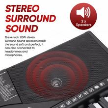 Load image into Gallery viewer, PYLE Electric Piano, Electric Keyboard Piano, Music Keyboard, 61 Keys, Bluetooth, LCD Display, Portable Design, Karaoke Function, Includes Stand, Stool, Book Rack, Headset, Perfect for Beginners