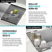 Load image into Gallery viewer, KRAUS Fairlane 15-inch Undermount Single Bowl 18-Gauge Stainless Steel Kitchen Bar Sink, KHU631-15