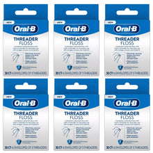 Load image into Gallery viewer, Oral-B Glide Threader Floss, 30-Count (Pack of 6)
