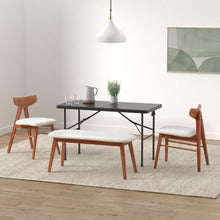 Load image into Gallery viewer, Best Choice Products 4ft Plastic Folding Table, Indoor Outdoor Heavy Duty Portable w/Handle, Lock for Picnic, Party, Camping - Black