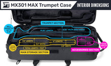 Load image into Gallery viewer, Protec Trumpet MAX Rectangular Case with Interior Mute Storage, Model MX301