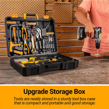 Load image into Gallery viewer, Cordless Drill Tool Kit Set: 20V Power Drill Tool Box with Battery Electric Drill Driver for Men Home Hand Repair Basic Toolbox Tools Sets Drills Case