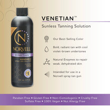 Load image into Gallery viewer, Norvell Premium Professional Sunless Tanning Spray Tan Solution - Venetian, 8 fl.oz.