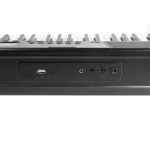 Load image into Gallery viewer, RockJam Compact 61 Key Keyboard with Sheet Music Stand, Power Supply, Piano Note Stickers & Simply Piano Lessons