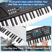 Load image into Gallery viewer, 37 Key Upgrade Piano Keyboard for Kids Musical Toys Ages 3-5 Beginners Keyboard Piano with Microphone for 3 4 5 6 Year Old Boys Girls Gifts