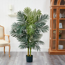 Load image into Gallery viewer, Nearly Natural 5ft. Golden Cane Palm Artificial Tree, Green