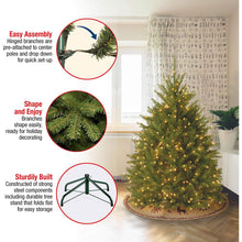 Load image into Gallery viewer, National Tree Company Artificial Mini Christmas Tree, Green, Dunhill Fir, Includes Stand, 4.5 Feet