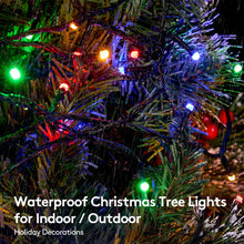 Load image into Gallery viewer, BlcTec Christmas Lights, 300 LED 108FT UL Certified Color Changing Christmas Tree Lights with Remote, 11 Modes, Timer, Waterproof, Connectable String Lights for Xmas Décor, Warm White & Multicolor