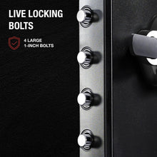 Load image into Gallery viewer, SentrySafe Medium Gray Fireproof Safe and Waterproof Safe Box with Dial Combination, Home Safe for Money, Documents, or other Valuables, 1.23 Cubic Feet, SFW123DSB