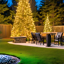 Load image into Gallery viewer, LUCKY SHINE 150 LED Warm White String Lights, UL Certified 50 FT Green Wire Christmas Lights, for Indoor and Outdoor Party, Garden, Patio, Wall, Trees