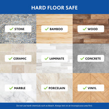 Load image into Gallery viewer, O-Cedar EasyWring RinseClean Microfiber Spin Mop & Bucket Floor Cleaning System with 3 Extra Refills, Plastic, Grey