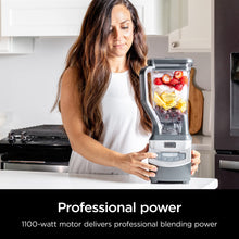 Load image into Gallery viewer, Ninja BL660 Professional Compact Smoothie & Food Processing Blender, 1100-Watts, 3 Functions -for Frozen Drinks, Smoothies, Sauces, & More, 72-oz.* Pitcher, (2) 16-oz. To-Go Cups & Spout Lids, Gray