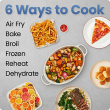 Load image into Gallery viewer, Chefman Air Fryer TurboFry 7-Qt, 6-in-1 High-Powered 450°F Cooking for Crispier Results, Compact Space-Saving Design, Air Fry, Bake, Broil, Reheat, Dehydrate, Defrost, Fast & Even Cooking – Black