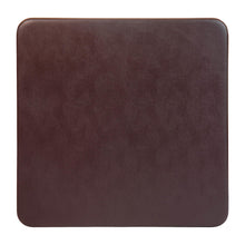 Load image into Gallery viewer, Flash Furniture Madelyn 33.5" Square Folding Multipurpose Card Table with Padded Vinyl Top, Portable Folding Game Table for 4 Players, Brown