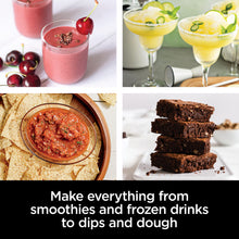 Load image into Gallery viewer, Ninja Blender, Compact Kitchen System, 1200W, 3 Functions for Smoothies, Dough & Frozen Drinks with Auto-IQ, 72-oz.* Blender Pitcher, 40-oz. Processor Bowl & 18-oz. Single-Serve Cup, Grey, AMZ493BRN