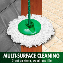 Load image into Gallery viewer, Libman Tornado Spin Mop System | Mop and Bucket with Wringer Set | Spin Mop | Floor Mop | Libman Mop | Mops for Floor Cleaning | Hardwood Floor Mop | 1 Mop Head Included