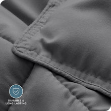 Load image into Gallery viewer, Bare Home Comforter Set - Queen Size - Ultra-Soft - Goose Down Alternative - Premium 1800 Series - All Season Warmth (Queen, Grey)
