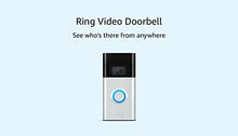 Load image into Gallery viewer, Ring Video Doorbell – 2020 release – 1080p HD video, improved motion detection, easy installation – Satin Nickel