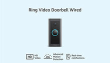 Load image into Gallery viewer, Ring Video Doorbell Wired – Convenient, essential features in a compact design, pair with Ring Chime to hear audio alerts in your home (existing doorbell wiring required) - 2021 release