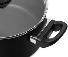 Load image into Gallery viewer, Amazon Basics Non-Stick Cookware 15-Piece Set, Pots, Pans and Utensils, Black