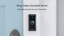 Load image into Gallery viewer, Ring Video Doorbell Wired – Convenient, essential features in a compact design, pair with Ring Chime to hear audio alerts in your home (existing doorbell wiring required) - 2021 release