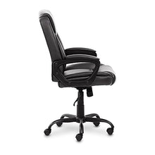 Load image into Gallery viewer, Amazon Basics Classic Puresoft Padded Mid-Back Office Computer Desk Chair with Armrest - Black