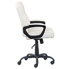 Load image into Gallery viewer, Amazon Basics Classic Puresoft Padded Mid-Back Office Computer Desk Chair with Armrest - Cream