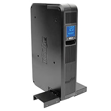 Load image into Gallery viewer, Tripp Lite SMART1500LCD 1500VA UPS Smart Battery Backup & Surge Protector, 900W, 8 Outlets, Rack Mount UPS, Tower Mount Adapter, LCD Screen, AVR, Ethernet Protection