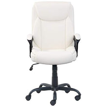 Load image into Gallery viewer, Amazon Basics Classic Puresoft Padded Mid-Back Office Computer Desk Chair with Armrest - Cream