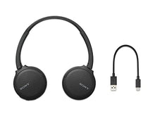 Load image into Gallery viewer, Sony Wireless Headphones WH-CH510: Wireless Bluetooth On-Ear Headset with Mic for Phone-Call, Black