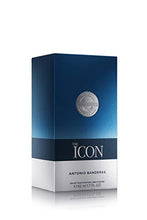 Load image into Gallery viewer, Antonio Banderas Perfumes -The Icon - Eau de Toilette Spray for Men, Amber Woody, Sandalwood Fragrance - 1.7 Fl Oz
