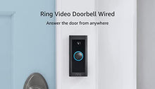 Load image into Gallery viewer, Ring Video Doorbell Wired – Convenient, essential features in a compact design, pair with Ring Chime to hear audio alerts in your home (existing doorbell wiring required) - 2021 release