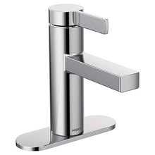 Load image into Gallery viewer, Moen 84774 Beric One-Handle Single Hole Bathroom Faucet with Drain Assembly, Chrome