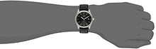 Load image into Gallery viewer, Citizen Eco-Drive Corso Quartz Mens Watch, Stainless Steel with Leather strap, Classic, Black (Model: AU1040-08E)