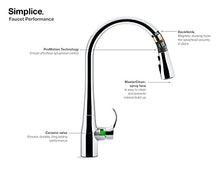Load image into Gallery viewer, KOHLER 596-VS Simplice Pull Down Kitchen Faucet, High Arch, Vibrant Stainless