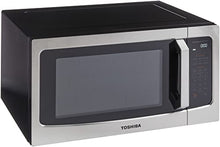Load image into Gallery viewer, Toshiba ML-EM45PIT(SS) Microwave Oven with Origin Inverter Technology, LCD Display and Smart Sensor, 1.6 Cu.ft, Stainless Steel