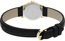 Load image into Gallery viewer, Timex Women's T2H341 Easy Reader Black Leather Strap Watch