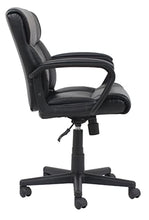 Load image into Gallery viewer, Amazon Basics Padded Office Desk Chair with Armrests, Adjustable Height/Tilt, 360-Degree Swivel, 275Lb Capacity - Black