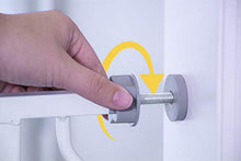 Load image into Gallery viewer, Regalo 56-Inch Extra WideSpan Walk Through Baby Gate, Includes 4-Inch, 8-Inch and 12-Inch Extension, 4 Pack of Pressure Mounts and 4 Pack of Wall Cups and Mounting Kit, White