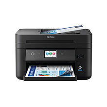 Load image into Gallery viewer, Epson Workforce WF-2960 Wireless All-in-One Printer with Scan, Copy, Fax, Auto Document Feeder, Automatic 2-Sided Printing, 2.4" Touchscreen Display, 150-Sheet Paper Tray and Ethernet,Black