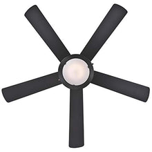 Load image into Gallery viewer, Westinghouse Lighting 7224200 Comet Indoor Ceiling Fan with Light, Matte Black