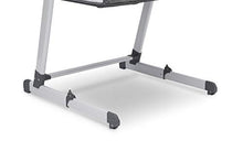 Load image into Gallery viewer, Simmons Kids By The Bed City Sleeper Bassinet for Twins - Adjustable Height Portable Crib with Wheels & Airflow Mesh, Grey Tweed