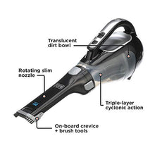 Load image into Gallery viewer, BLACK+DECKER dustbuster Handheld Vacuum, Cordless, Black (BDH2000L)