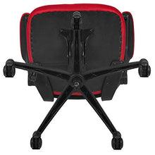 Load image into Gallery viewer, Flash Furniture Mid-Back Red Mesh Swivel Ergonomic Task Office Chair with Flip-Up Arms