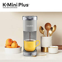 Load image into Gallery viewer, Keurig K-Mini Plus Coffee Maker, Single Serve K-Cup Pod Coffee Brewer, Comes With 6 to 12 Oz. Brew Size, K-Cup Pod Storage, and Travel Mug Friendly, Studio Gray